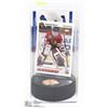 Image 1 : DOMINIK HASEK ROOKIE CARD AND PUCK HOLDER