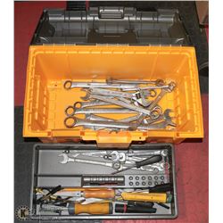 LARGE PLANO TOOL BOX FULL OF TOOLS.