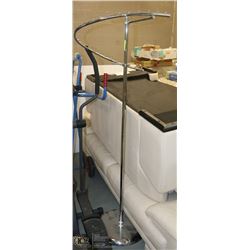 CHROME COMMERCIAL CLOTHING RACK  36 X 14 X 36