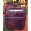 Image 1 : PURPLE SEMI HARD CASE SUITCASE