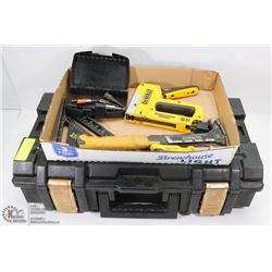 DEWALT AIR TIGHT TOOL BOX W/A FLAT OF DEWALT TOOLS