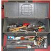 Image 1 : TOOL BOX WITH CONTENTS AND ATTACHMENTS.
