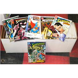 BOX OF OVER 250 COMICS BAGGED&BOARDED