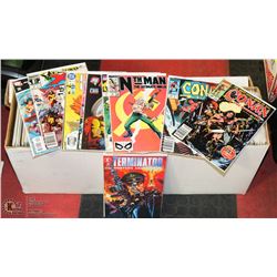 BOX OF OVER 250 COMICS BAGGED&BOARDED