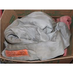 BOX WITH A 32,000LBS SLING & 13,500LBS SLING