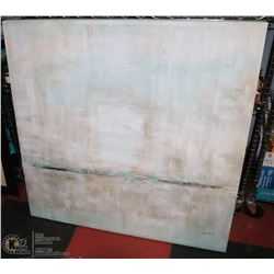 SIGNED CANVAS PAINTING - 40"X40"