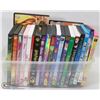 Image 1 : BOX WITH 21 KIDS DVDS W/ A LOT OF DISNEY