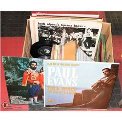 BOX OF UKRANIAN RECORDS 33'S AND 45'S