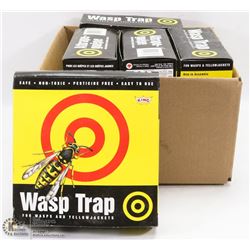 BOX OF FIVE WASP TRAPS