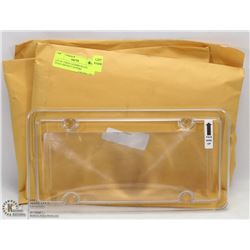 LOT OF THREE LICENSE PLATE PHOTO PROTECT COVERS