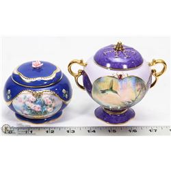 TWO LTD. ED. NO'D HEIRLOOM PORCELAIN