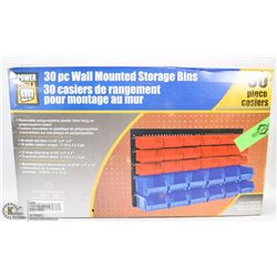 30 PIECE STORAGE BINS - NEW
