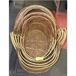 STACK OF WICKER BASKETS - AS THEY COME