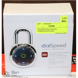 DIALSPEED ELECTRONIC COMBINATION LOCK