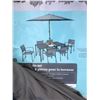 Image 2 : Skid Lot of Open Box/Damaged Patio Tables