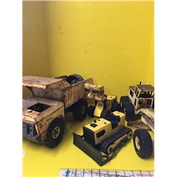 4 TONKA CONSTRUCTION TOYS