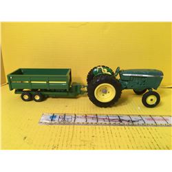 JD TRACTOR AND DUMP WAGON