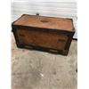 Image 1 : WOODEN TRUNK/HOPE CHEST C/W DRAWER