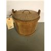 Image 1 : WOODEN LUNCH BUCKET CIRCA 1910