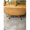 Image 1 : DROP LEAF TABLE & 4 CHAIRS, ART DECO
