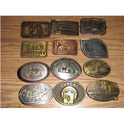 COLLECTION OF BELT BUCKLES