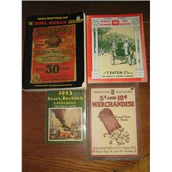 (4) REPRO CATALOGUES