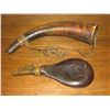 Image 1 : 2 GUN POWDER HORNS