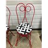 Image 2 : SET OF 4 CHILD'S ICE CREAM PARLOR CHAIRS, RARE FIND