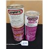 Image 2 : 2 WYNN'S SNOWMOBILE OIL TINS 16 & 20 OZ.