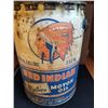 Image 2 : RED INDIAN AVIATION MOTOR OIL 5 GAL. PAIL, RARE SIZE