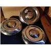 Image 1 : 3 CHROME TRUCK HUB CAPS 10" - ???