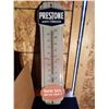 Image 1 : PRESTONE ANTI-FREEZE PORCELAIN THERMOMETER - EX. COND. 36"X9"