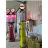 Image 2 : VINTAGE G&B VISIBLE GAS PUMP RESTORED TO WHITE ROSE
