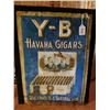 Image 1 : Y-B CIGARS TIN SIGN ORIGINAL