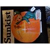 Image 2 : SUNKIST ORANGE DOUBLE SIDED HANGING SIGN