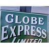 Image 2 : LG. PORCELAIN GLOBE EXPRESS PARCELS SIGN 54"X31"