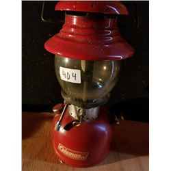 RED COLEMAN 200 CAMPING LANTERN