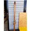 Image 3 : 7'3" ASH PAIR OF WOOD SKIS W/BINDINGS, PETERBOROUGH, EXC. COND.