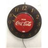 Image 1 : 18" COCA COLA CLOCK 1950s METAL NOT RUNNING