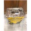 Image 2 : LOU-BOB OIL TIN 2 GAL. RARE TIN, AS FOUND