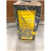 Image 3 : LOU-BOB OIL TIN 2 GAL. RARE TIN, AS FOUND