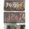 Image 3 : LOT OF 1930s AND 40s LICENSE PLATES FOR RESTORATION