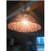 Image 3 : LEAD & STAINED GLASS HANGING LIGHT