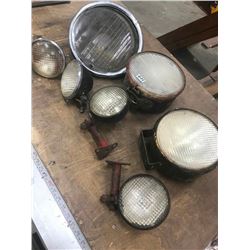 LOT OF 7 TRACTOR, CAR, TRUCK LIGHTS