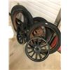 Image 1 : LOT OF VINTAGE TIRES & RIMS