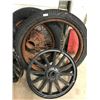 Image 2 : LOT OF VINTAGE TIRES & RIMS