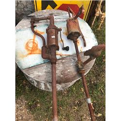 2 OIL LUBSTER PUMPS, BENNETT COMP, ETC