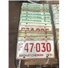 Image 2 : 42 - 1970s LICENSE PLATES 6 OF EACH YEAR
