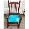 Image 1 : CHILD'S WOODEN ROCKER