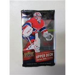 New Factory Sealed 2015/16 Upper Deck series one Hockey Cards